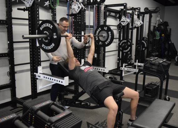 incline bench press